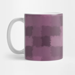 Mosaic Baby Pink Heart Pattern Mug